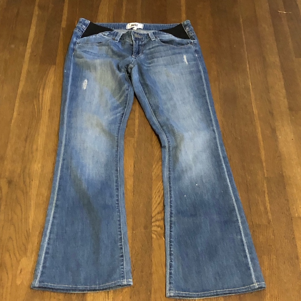 PAIGE Women's Boot Cut Jeans - Blue